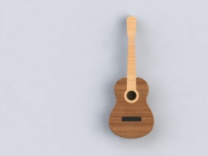 guitar Modèle 3D