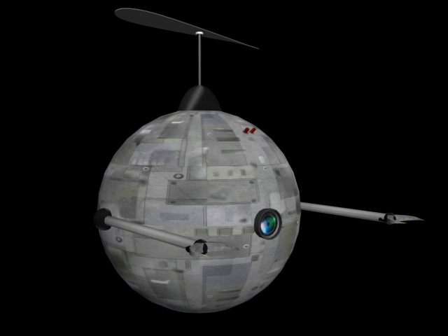 fly robot 3D Model .c4d .max .obj .3ds .fbx .stl .blend 