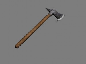 axe 3D-Modell