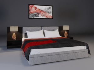 design bed Model 3D