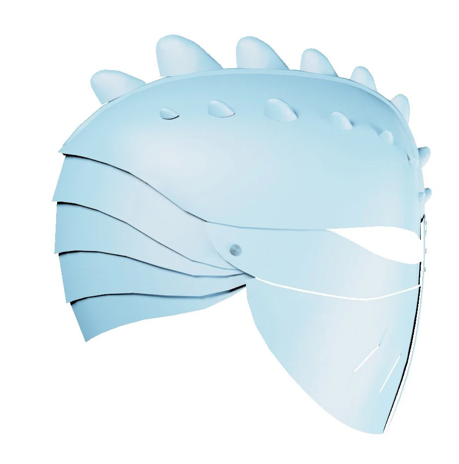 hiccups flight helmet 3D Model .c4d .max .obj .3ds .fbx .stl .blend 
