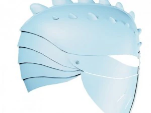 casco da volo a singhiozzo Modello 3D