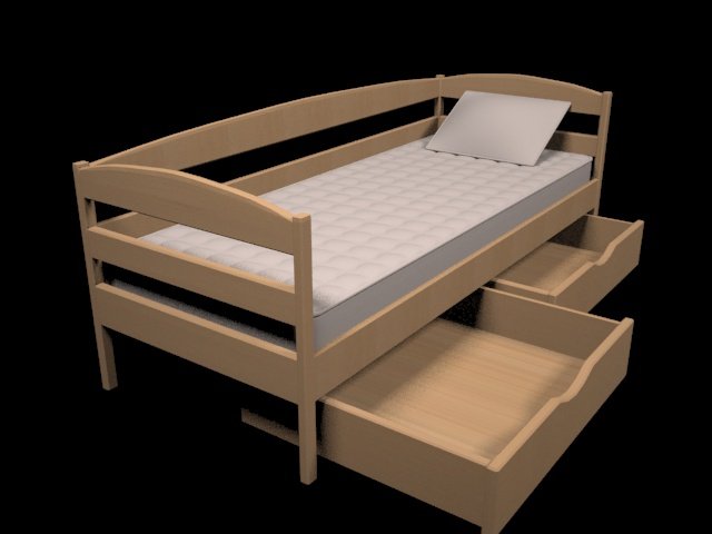bed nota plus Modello 3D .c4d .max .obj .3ds .fbx .stl .blend 