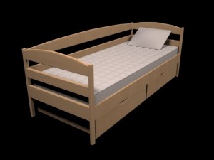 bed nota plus Modello 3D