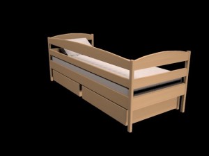 bed nota plus Modello 3D
