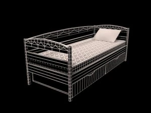 letto nota plus Modello 3D