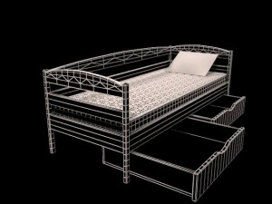 letto nota plus Modello 3D