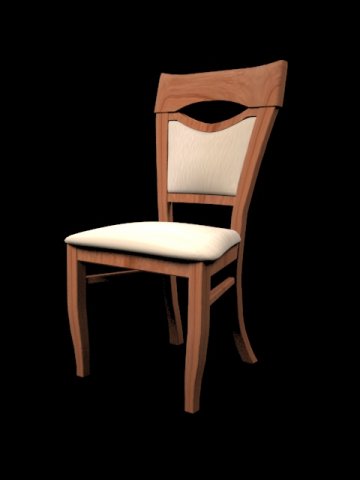 chair valeriya 3D Model .c4d .max .obj .3ds .fbx .stl .blend 