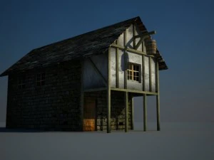 casa antigua Modelo 3D
