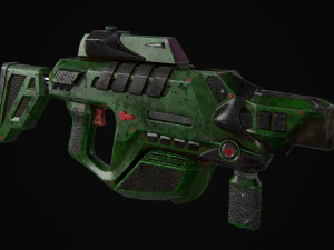 sci fi kinetic rifle 3D Model