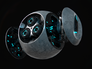 battle drone 3D Model