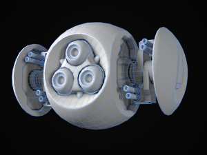 battle drone 3D Model