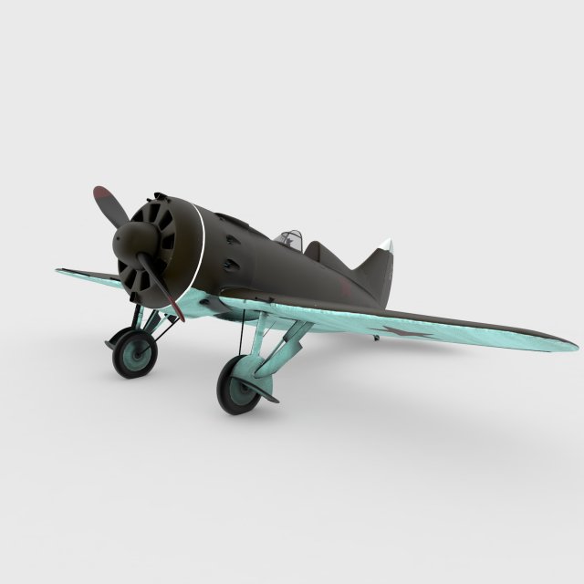 polikarpov i16 3Dモデル .c4d .max .obj .3ds .fbx .stl .blend 