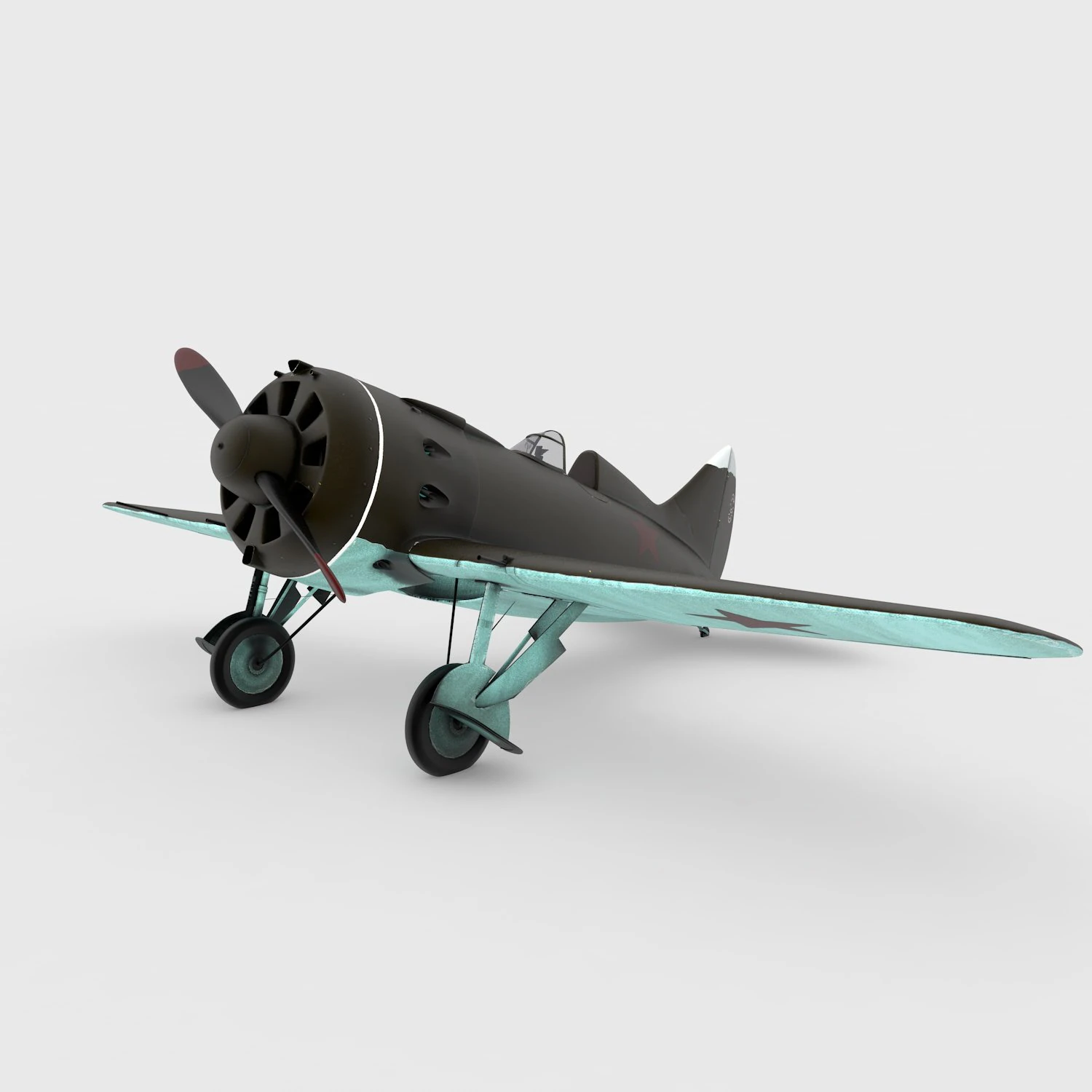 polikarpov i16 3D Model .c4d .max .obj .3ds .fbx .stl .blend 
