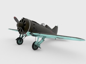 polikarpov i16 Model 3D
