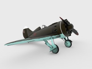 polikarpov i16 3Dモデル