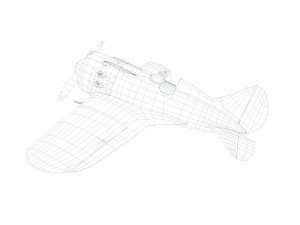 polikarpov i16 3Dモデル