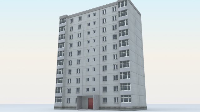 city building Model 3D .c4d .max .obj .3ds .fbx .stl .blend 