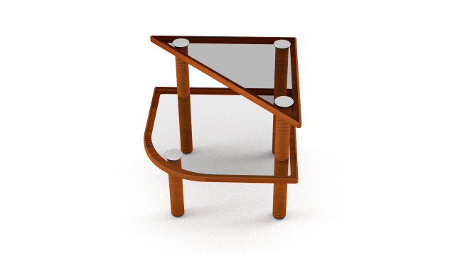 table acrylic Modelo 3D .c4d .max .obj .3ds .fbx .stl .blend