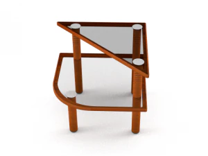 テーブルアクリル 3Dモデル