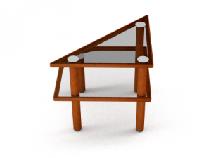 table acrylic Modelo 3D