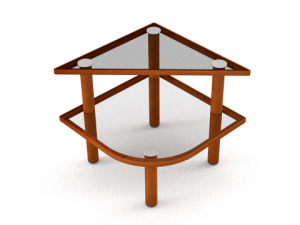 table acrylic Modelo 3D