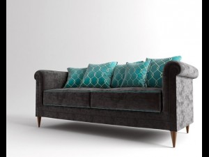 sofa elizabet de la vega Modelo 3D