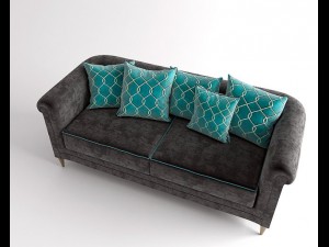 sofa elizabet de la vega Modelo 3D