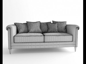 sofa elizabet de la vega Modelo 3D