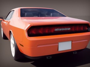 dodge challenger 3D Модель