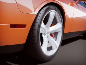 dodge challenger 3D Model