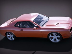 dodge challenger 3D Модель