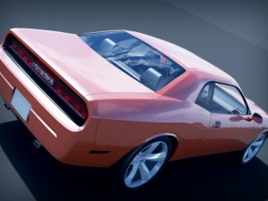 dodge challenger 3D Модель