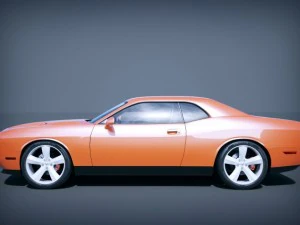 dodge challenger 3D Model