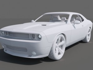 dodge challenger 3D Модель