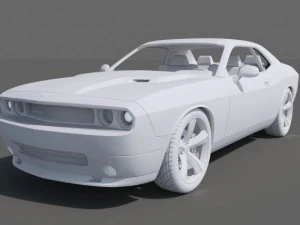 dodge challenger 3D Model