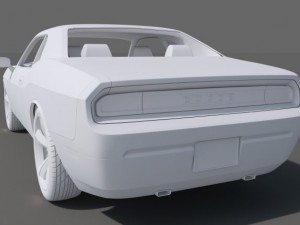 dodge challenger 3D Модель