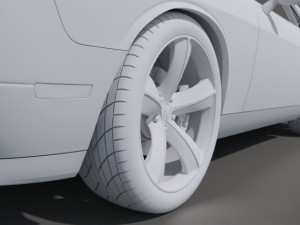 dodge challenger 3D Модель