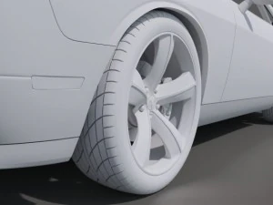 dodge challenger 3D Model