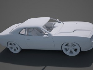 dodge challenger 3D Модель