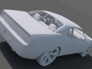 dodge challenger 3D Модель