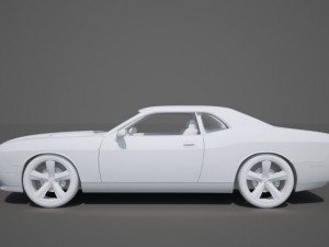 dodge challenger 3D Модель