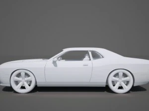 dodge challenger 3D Model
