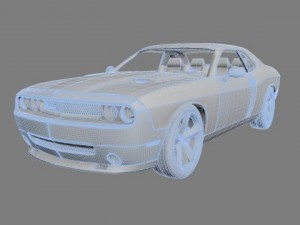 dodge challenger 3D Модель