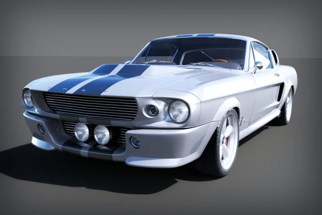 ford mustang gt5001967 eleanor Modelo 3D .c4d .max .obj .3ds .fbx .stl .blend 