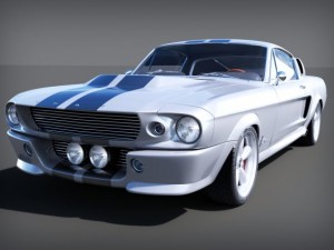 ford mustang gt5001967  eleanor Modello 3D