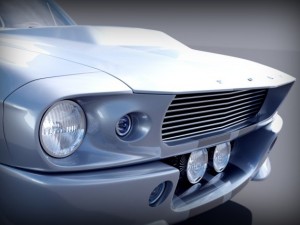 ford mustang gt5001967  eleanor Model 3D