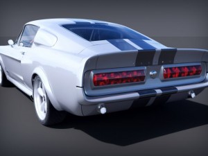 ford mustang gt5001967  eleanor Model 3D