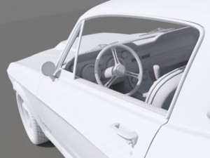 ford mustang gt5001967  eleanor Model 3D