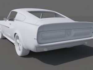 ford mustang gt5001967  eleanor Model 3D